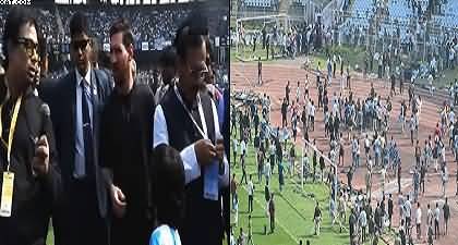 Severe chaos during star footballer Lionel Messi's visit to India becomes embarrassment for India globally