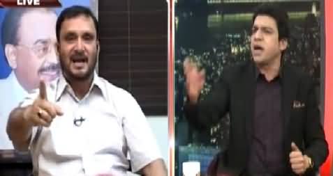 Severe Fight Between Faisal Wada (PTI) & Asif Husnein (MQM), Bashing Each Others Leaders