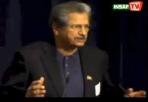 Shafqat Mahmood of PTI Speech Against Drone Strikes at Drones 2013 Summit
