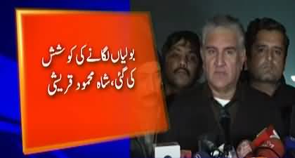 Shah Mehmood Quresh's press conference after Ch Pervaiz Elahi wins vote of confidence