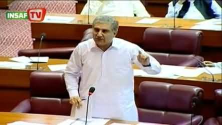 Shah Mehmood Qureshi 40 Minutes Blasting Speech In Response to Khawaja Saad Rafique in NA