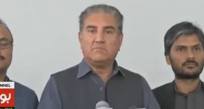 Shah Mehmood Qureshi Media Talk Outside National Assembly - 3rd March 2018