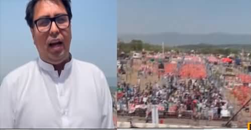Shahbaz Gill's exclusive video message from Parade Ground Islamabad