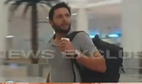 Shahid Afridi Exclusive Talk To ARY News At Dubai Airport