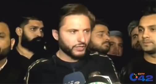 Shahid Afridi Media Talk, Speaks In Favour of Muhammad Amir