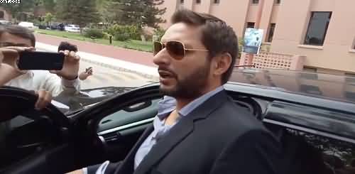 Shahid Afridi Response on Putting Naswar in GHQ on Defence Day