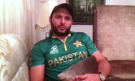 Shahid Afridi's First Video Message After Defeat, Apologizing To Whole Nation