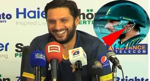 Shahid Afridi Telling Why He Used Earplugs in Matches Against New Zealand