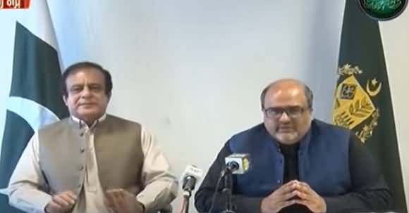 Shahid Khaqan Abbasi Also Has Businesses In India - Shahzad Akbar & Shibli Faraz Press Conference