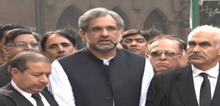 Shahid Khaqan Abbasi And His Lawyers Media Talk - 11th November 2018