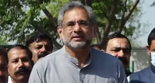 Shahid Khaqan Abbasi's Media Talk About PDM And Coronavirus