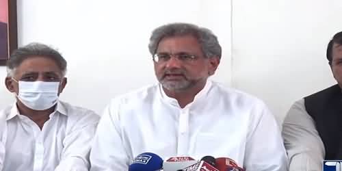 Shahid Khaqan Abbasi Smells Rigging Before By-Election in NA-249 Karachi