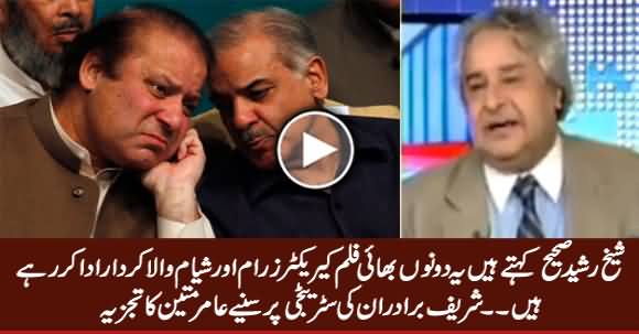 Sharif Brothers Are Doing Politics Like Indian Film Characters Ram & Shiam - Amir Mateen