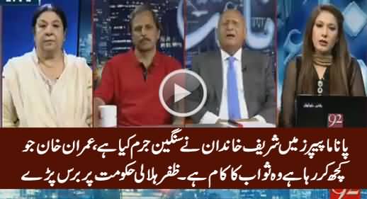 Sharif Family Has Committed Massive Crime, Imran Khan Is Doing Great - Zafar Hilaly
