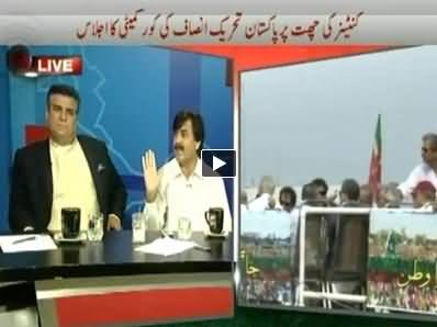 Shaukat Yousafzai Blasts Danial Aziz of PMLN in Live Show on Calling Imran Khan Liar