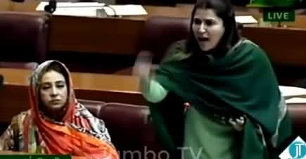 Shazia Mari Ke General Niazi Per Baat Karne Per Assembly Mein Garma Garmi