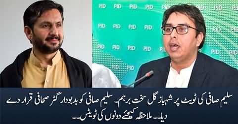 Shehbaz Gill calls Saleem Safi 