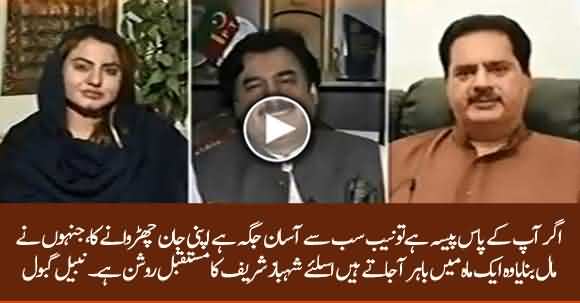 Shehbaz Sharif Has Bright Future He Can't Be Arrested Because He Has Enough Wealth - Nabeel Gabol