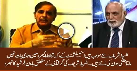 Shehbaz Sharif Is More Obedient To Establishment Than Our Camera Man To Us - Haroon Ur Rasheed