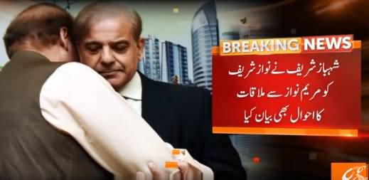 Shehbaz Sharif Meets Nawaz Sharif in Kotlakhpat Jail