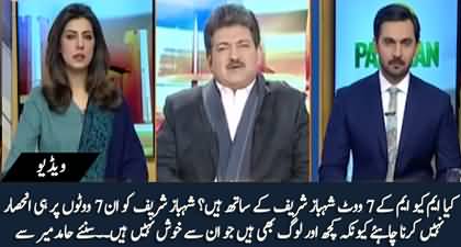 Shehbaz Sharif shouldn't depend only on MQM, some others are also unhappy with him - Hamid Mir