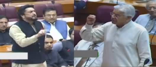 Shehryar Afridi Befitting Reply to Khawaja Asif in Assembly on Rana Sanaullah Arrest