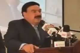 Sheikh Rasheed Addressing Public Gathering in Canada