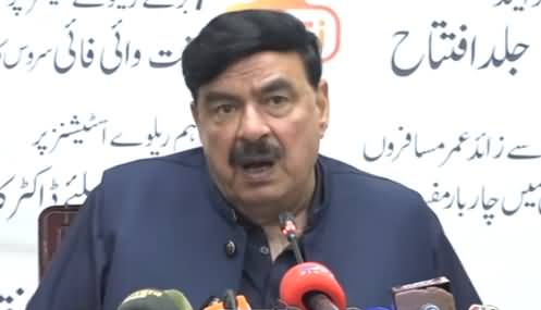 Sheikh Rasheed Ahmad Press Conference on Railway & Kashmir Issue - 31st August 2019