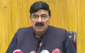 Sheikh Rasheed Ahmad Press Conference on Railway + Political Affairs