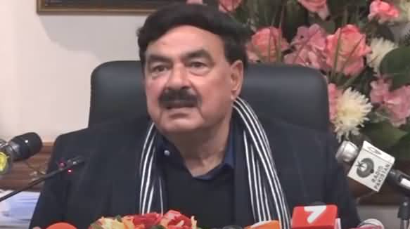 Sheikh Rasheed Ahmed Press Conference on Law and Order - 23rd January 2021