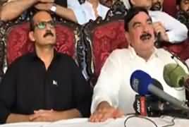Sheikh Rasheed And PTI Leaders Press Conference - 11th August 2017