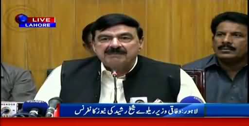 Sheikh Rasheed asks for immediatly filling 10000 essential job posts on merit in railways