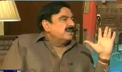 Sheikh Rasheed Calls Khursheed Shah Nawaz Sharif Ka Loota in Live Program
