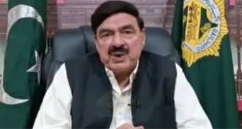 Sheikh Rasheed Important Video Message | Train Operation Suspended Till Ramzan