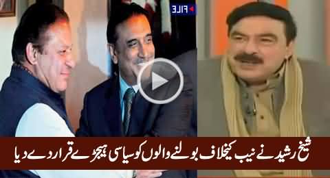 Sheikh Rasheed Indirectly Calls Nawaz Sharif & Zardari 