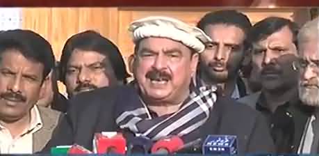 Sheikh Rasheed Media Talk about steering committee