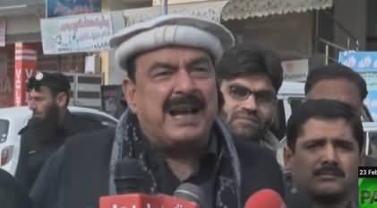 Sheikh Rasheed Media Talk on New Form For Electoral Candidates