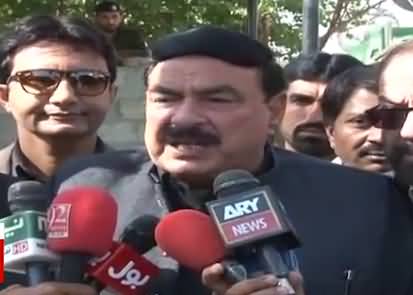 Sheikh Rasheed Media Talk Outside Islamabad High Court - 8th March 2018