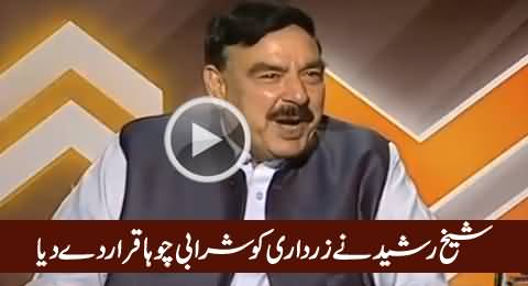 Sheikh Rasheed Ne Asif Zardari Ko Live Show Mein Sharabi Chooha Qarar De Diya