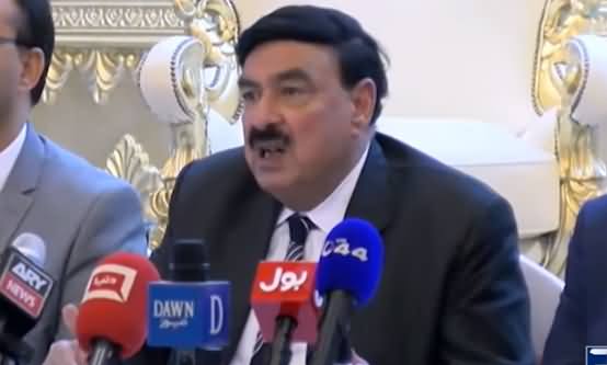 Sheikh Rasheed Press Conference On Kashmir Issue In London - 17th August 2019