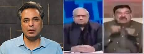 Sheikh Rasheed's act of spitting in live show - Talat Hussain's analysis
