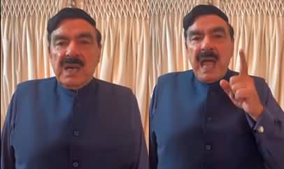 Sheikh Rasheed's exclusive video message regarding long march