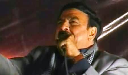 Shiekh Rasheed Ahmad Blasting Speech In PTI Jalsa, Gujranwala - 23rd November 2014