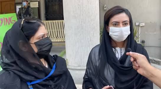 Shifa Yousafzai Talks About Her Case Against Asad Ali Toor Outside Court