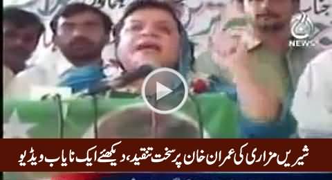 Shireen Mazari Badly Criticizing Imran Khan, Watch A Rare Video
