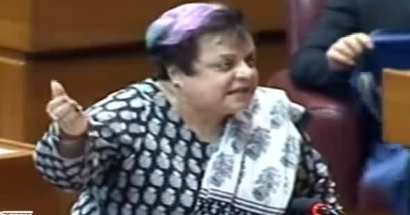 Shireen Mazari Blasts on Opposition in National Assembly