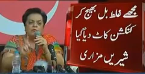 Shireen Mazari Got Angry on Abid Sher Ali For Saying Her 