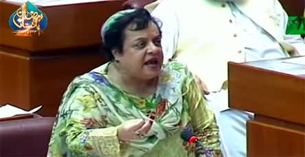 Shireen Mazari's aggressive speech against America in National Assembly