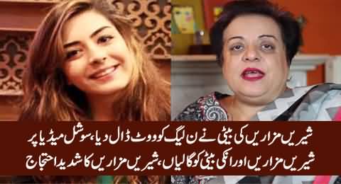 Shireen Mazari's Daughter Vote For PMLN, Social Media Angry on Shireen Mazari