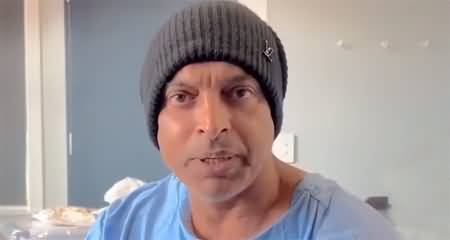 Shoaib Akhtar's emotional video message from hospital before his last surgery